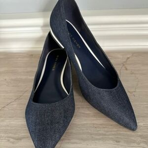 Marc Fisher Denim Blue Flats